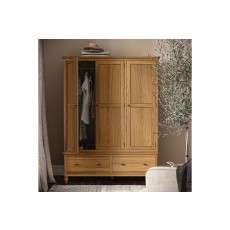 Verona Oak Triple Wardrobe