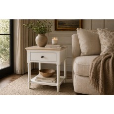 Provence Painted Off-White Oak Nest Of Tables