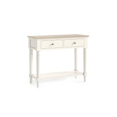Provence Painted Off-White Oak Console Table