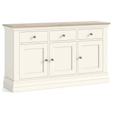 Provence Painted Off-White Oak 130cm Large Sideboard