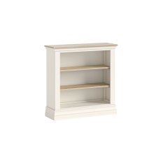 Provence Painted Off-White Oak Low Bookcase