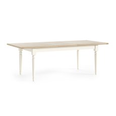 Provence Painted Off-White Oak Large Ext 180-230cm Dining Table