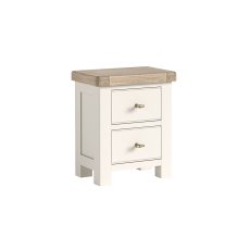 Windsor Country Oak Painted Bedside Table