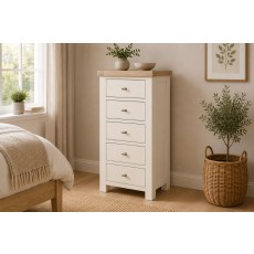 Windsor Country Oak Painted Tallboy Chest of Drawers Windsor Country Oak Painted Tallboy Chest of Drawers