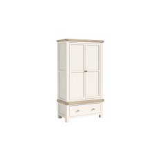 Windsor Country Oak Painted Double Wardrobe