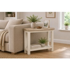 Windsor Country Oak Painted Sofa Side Table