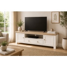 Windsor Country Oak Painted 160cm TV Unit