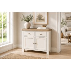 Windsor Country Oak Painted Small Sideboard