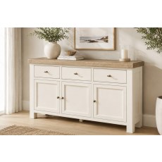 Windsor Country Oak Painted Large Sideboard