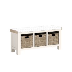 Windsor Country Oak Painted Storage Bench
