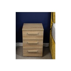 Ex-Display Liskeard - Aldono 3 Drawer Bedside Table Ex-Display Liskeard - Aldono 3 Drawer Bedside Table