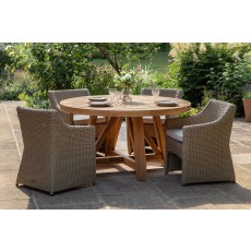 Gallery Direct Chatsworth Outdoor Garden Round Dining Table Gallery Direct Chatsworth Outdoor Garden Round Dining Table