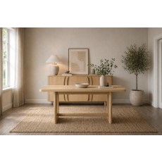 Cara Oak Extending Dining Table