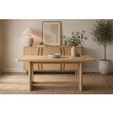 Cara Oak Extending Dining Table