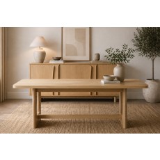 Cara Oak Large Extending Dining Table