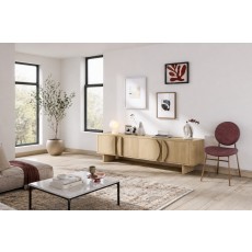 Cara Oak Large TV Unit