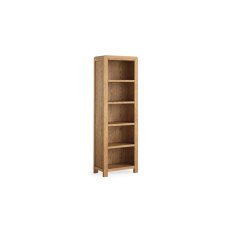Thurlestone Oak Narrow Tall Bookcase