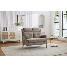 GFA Isla Fireside 2 Seater Sofa in Mink Fabric