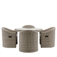 Gallery Direct Ragusa Outdoor Garden 4 Seater Dining Set