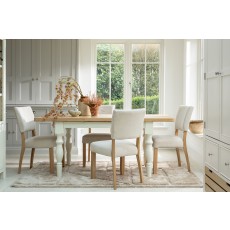 Burford Painted Oak 130-180cm Ext Dining Table