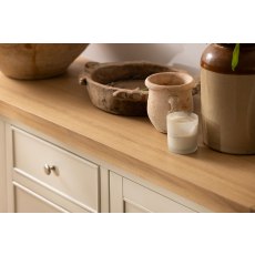 Burford Painted Oak Wide Sideboard