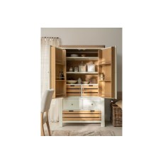 Burford Painted Oak Kitchen Larder Unit Burford Painted Oak Kitchen Larder Unit