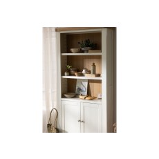 Burford Painted Oak Storage Bookcase Burford Painted Oak Storage Bookcase