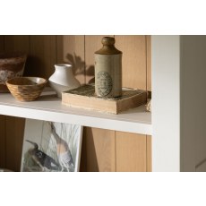 Burford Painted Oak Storage Bookcase