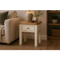 Burford Painted Oak Lamp Table