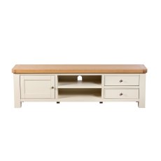 Burford Painted Oak Large TV Unit Burford Painted Oak Large TV Unit