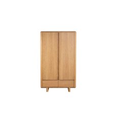 Flynn Natural Oak Double Wardrobe