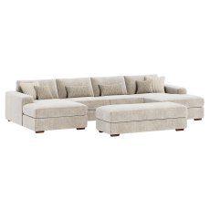 Hanley Modular 4 Seater Chaise Sofa Group