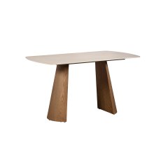 Lusso Ash 135cm Dining Table with Sintered Stone Top