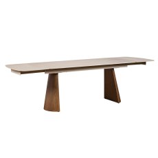 Lusso Ash 180-260cm Extending Dining Table with Sintered Stone Top