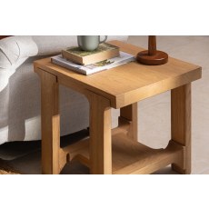 Wyatt Reclaimed Oak Lamp Table