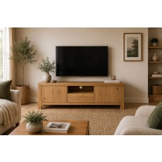 Wyatt Reclaimed Oak TV Unit