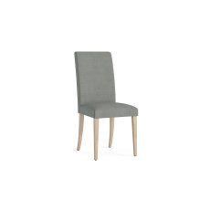 Clara Fabric Dining Chair in Grey (Pair)