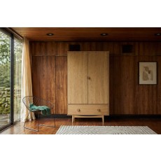 G Plan Larsen Oak Double Wardrobe