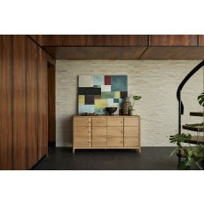 G Plan Maddison Oak 6 Drawer Wide Chest of Drawers
