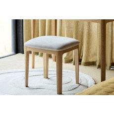 G Plan Maddison Oak Upholstered Stool