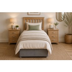 Devon Solid Oak 3'0 Single Headboard Devon Solid Oak 3'0 Single Headboard