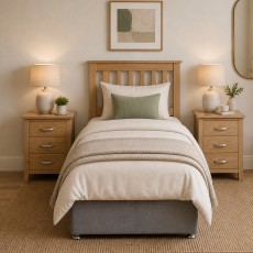 Devon Solid Oak 3'0 Single Headboard Devon Solid Oak 3'0 Single Headboard