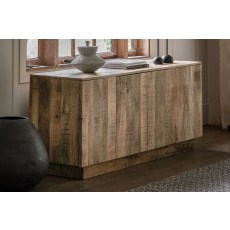 Gallery Direct Iowa 4 Door Sideboard Natural 1700x450x700mm
