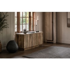 Gallery Direct Iowa 4 Door Sideboard Natural 1700x450x700mm