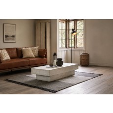 Gallery Direct Iowa Coffee Table Whitewash 1500x600x300mm
