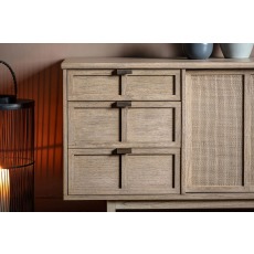 Gallery Direct Kyoto 3 Drawer 2 Door Sideboard 1500x450x700mm