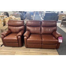 Ex-Display Redruth - Monet 2 Seater Manual Recliner Sofa + Power Recliner Chair Ex-Display Redruth - Monet 2 Seater Manual Recliner Sofa + Power Recliner Chair