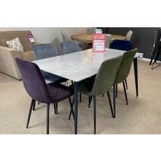 Ex-Display St Austell - Ivy 1.6m Dining Table + 6x Chairs Ex-Display St Austell - Ivy 1.6m Dining Table + 6x Chairs