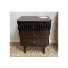 Ex-Display St Austell - Soho Dark 3 Drawer Bedside Table Ex-Display St Austell - Soho Dark 3 Drawer Bedside Table