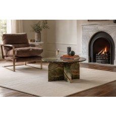 Gallery Direct Amalfi Ember Marble Coffee Table
